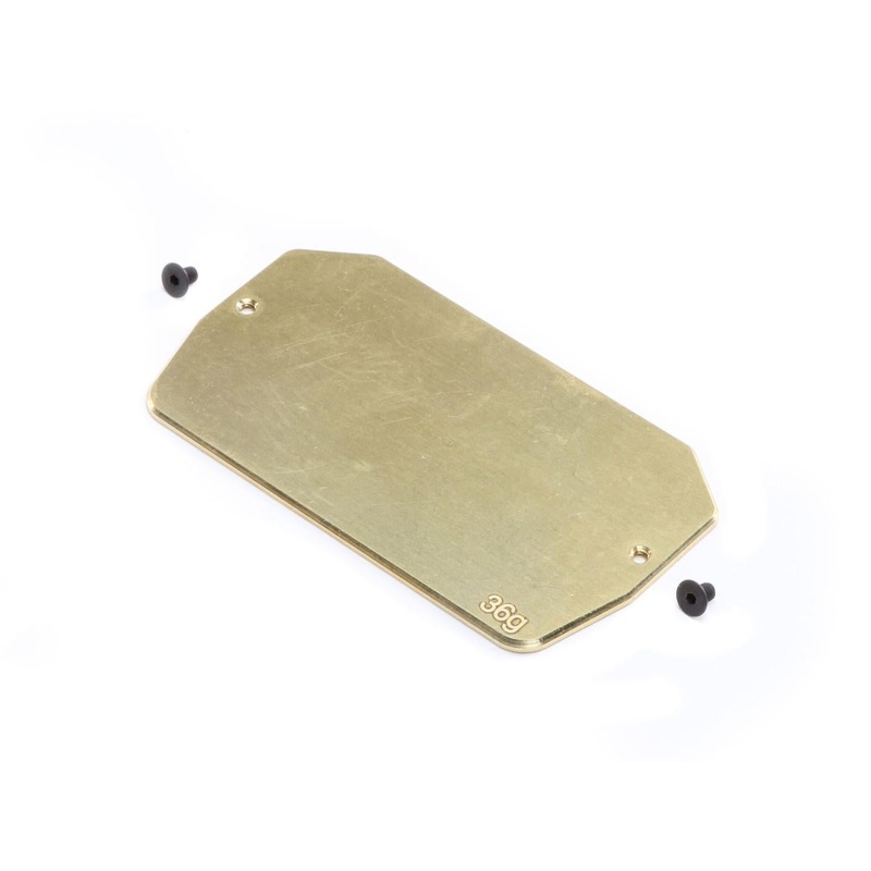 TLR Brass Electronics Mounting Plate, 34g: 22 5.0 TLR331039