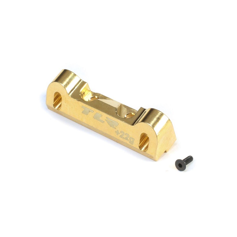 TLR Brass Hinge Pin Brace, LRC +22g: 22 5.0 TLR334053