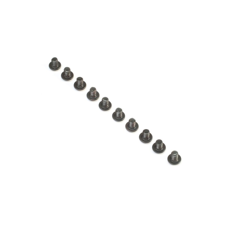 TLR Button Head Screws, M3 x 4mm (10) TLR235015