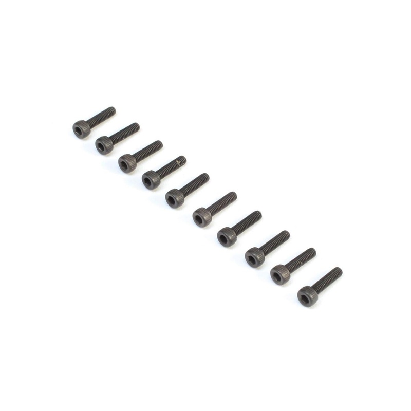 TLR Cap Head Screws, M2.5 x 10mm (10) TLR235014