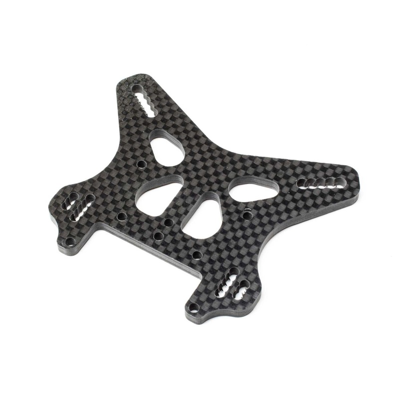 TLR Carbon Rear Shock Tower: 8X, 8XE TLR344046