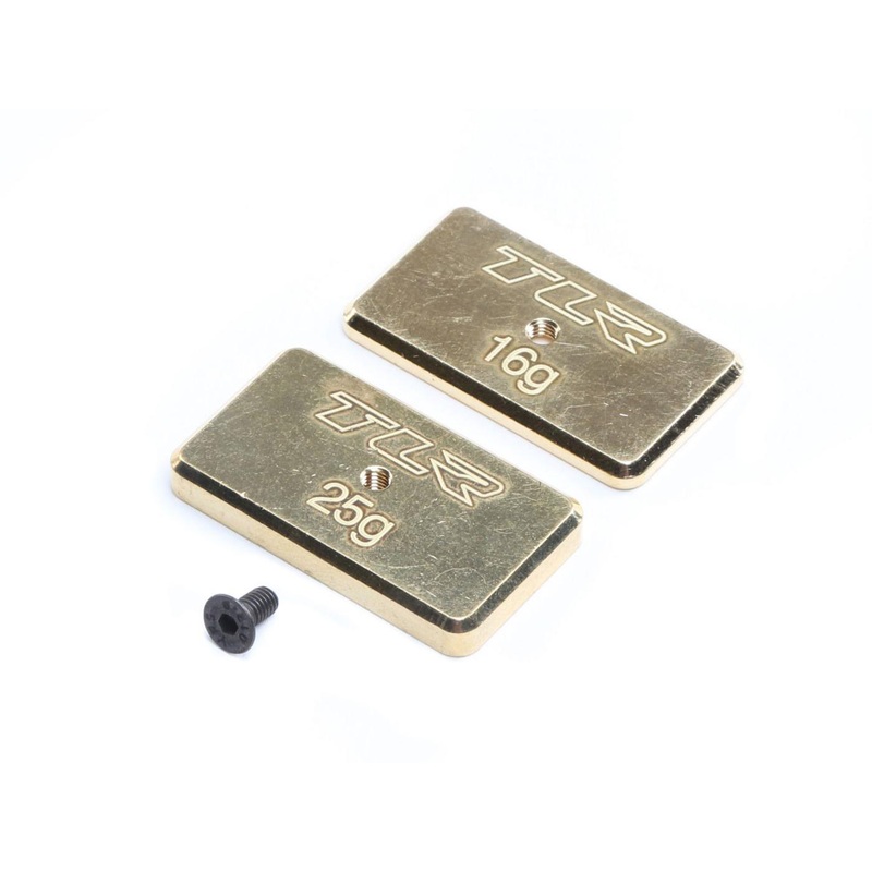 TLR Rear Brass Weight Set, 16g & 25g: 22 5.0 TLR331041