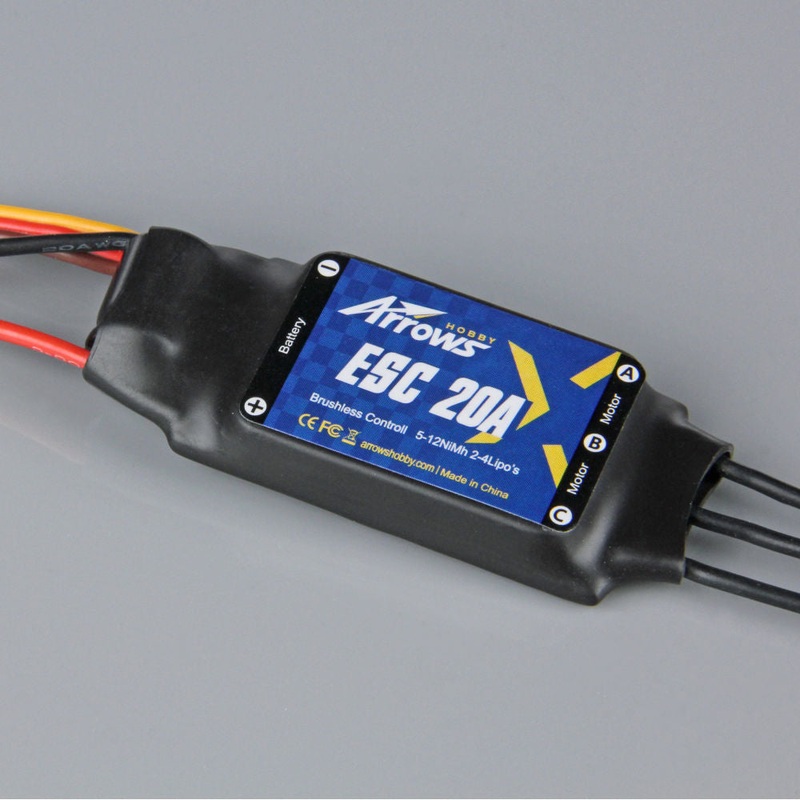 Arrows Hobby 20A ESC (Sky Trainer. J3) ARRESC20A