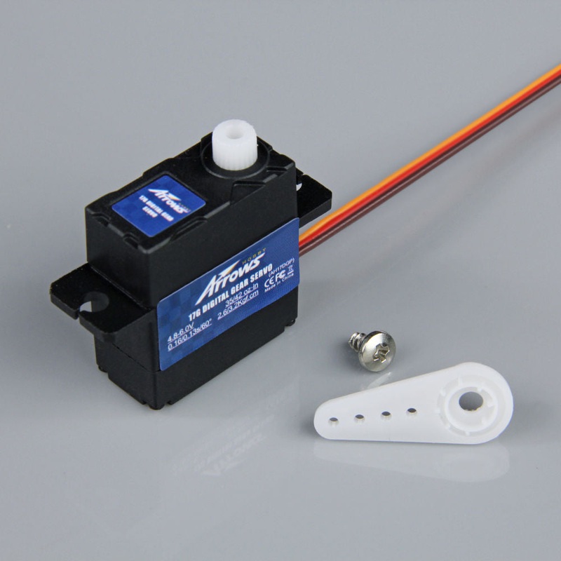 Arrows Hobby Digital 17g Servo 3.2kg/0.13s 4.8 – 6.0V ARRSER17DGP