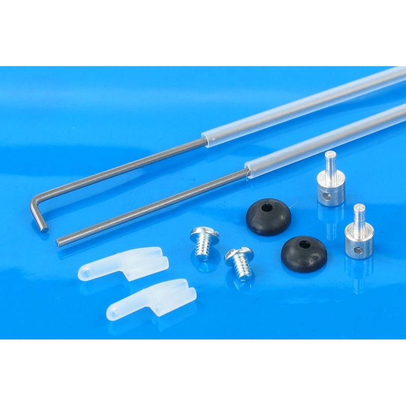 Dubro Micro .047 Pushrod System 760mm DUB922