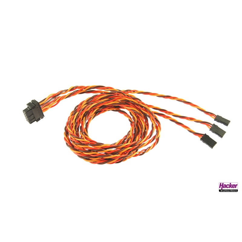 EWC9 fuselage cable with JR socket 100cm (39.37in) A85114