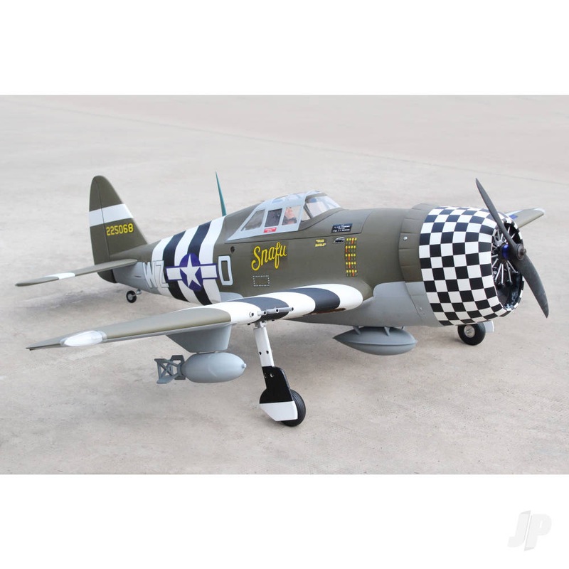 Seagull P-47G Thunderbolt Snafu (20cc) 1.6m (63in) with 84 Electric Retracts SEA207NG