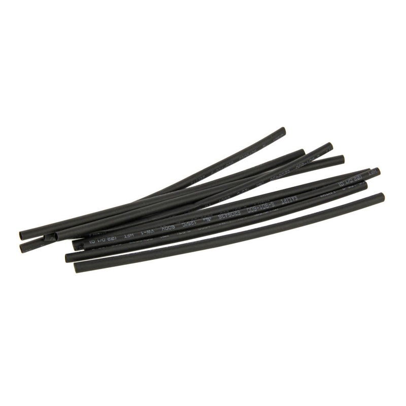 Radient Heat Shrink Tubing, 2.3mm x 100mm, 3/32×4 in (8pcs) BLACK RDNA0613