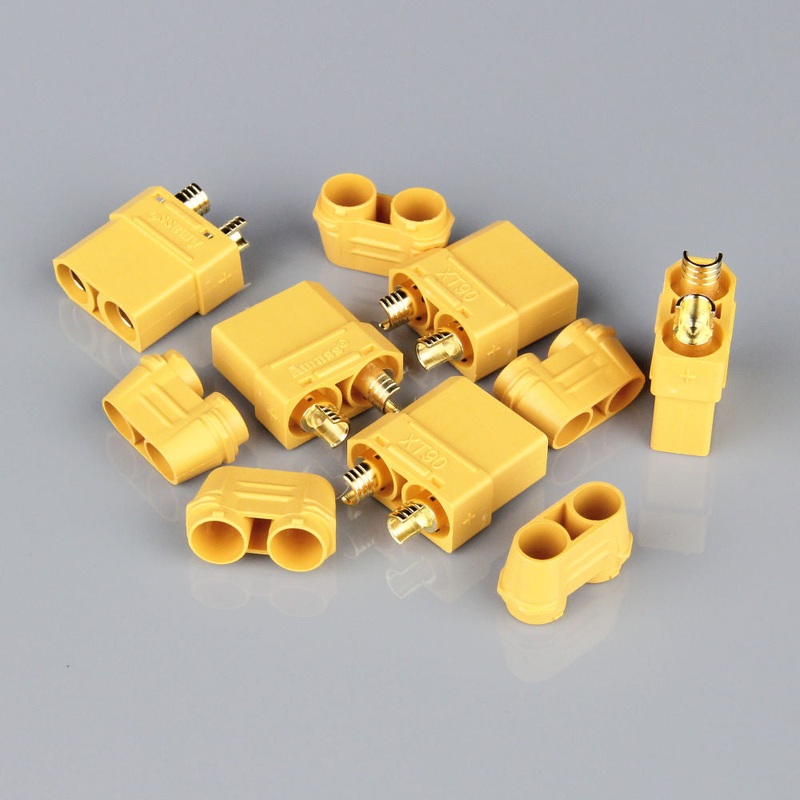 Radient XT90 Female with Cap End (Battery End) (5pcs) RDNAC010043