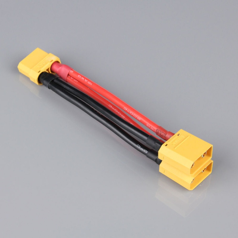 Radient XT90 Parallel Connector 10AWG 100mm RDNAC010040