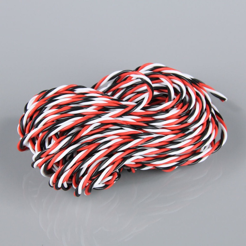 Radient Futaba HD Twisted Servo Cable (without Connector) 10m RDNAC010251