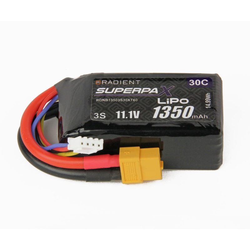 Radient LiPo 3S 1350mAh 11.1V 30C XT60 RDNB13503S30XT60