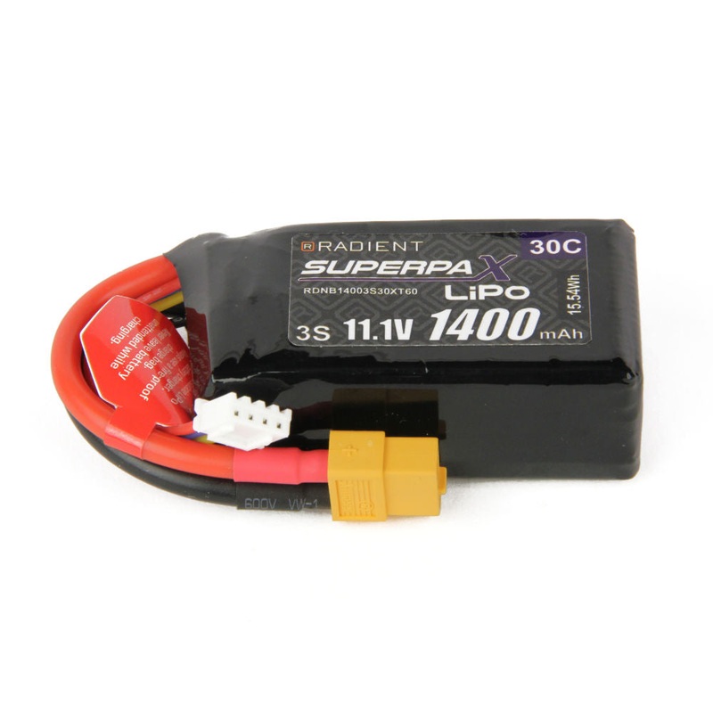 Radient LiPo 3S 1400mAh 11.1V 30C XT60 RDNB14003S30XT60