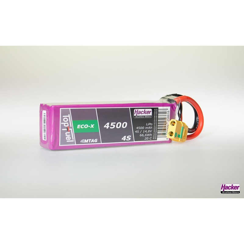TopFuel LiPo 20C ECO-X 4500mAh 4S MTAG from Hacker 94500431
