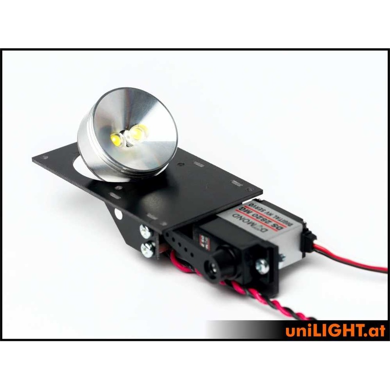 UniLight 30mm Drop-Out Spotlight HVF, 8Wx2, T-Fuse – White