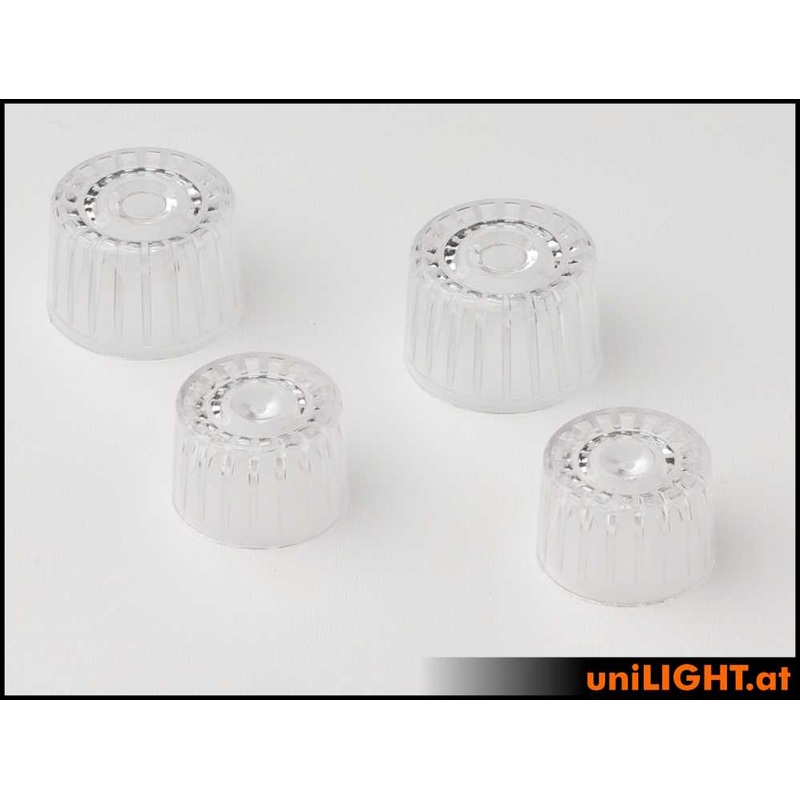 UniLight Light Caps Round For 19mm And 22mm Lights