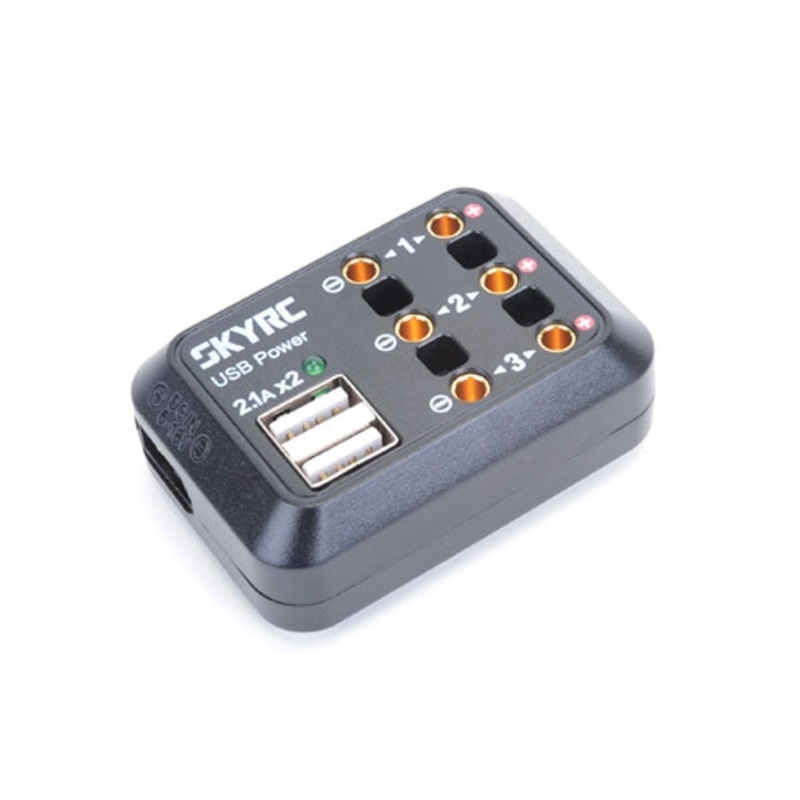 SkyRC 10A DC Power Distributor 3x DC Output + 2x USB – XT60 SK-600114-03