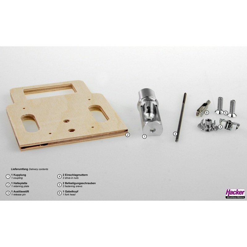 Tow Coupling with Retaining Plate for Frame Mounting 10108413