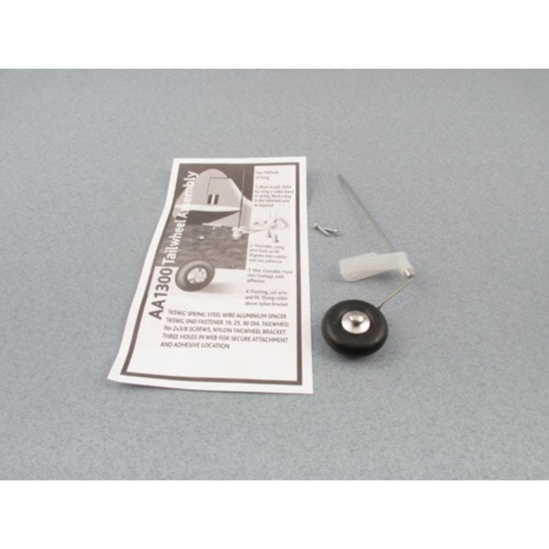 Radio Active Tailwheel Bracket Set 30mm/1.25 RAA1300/30