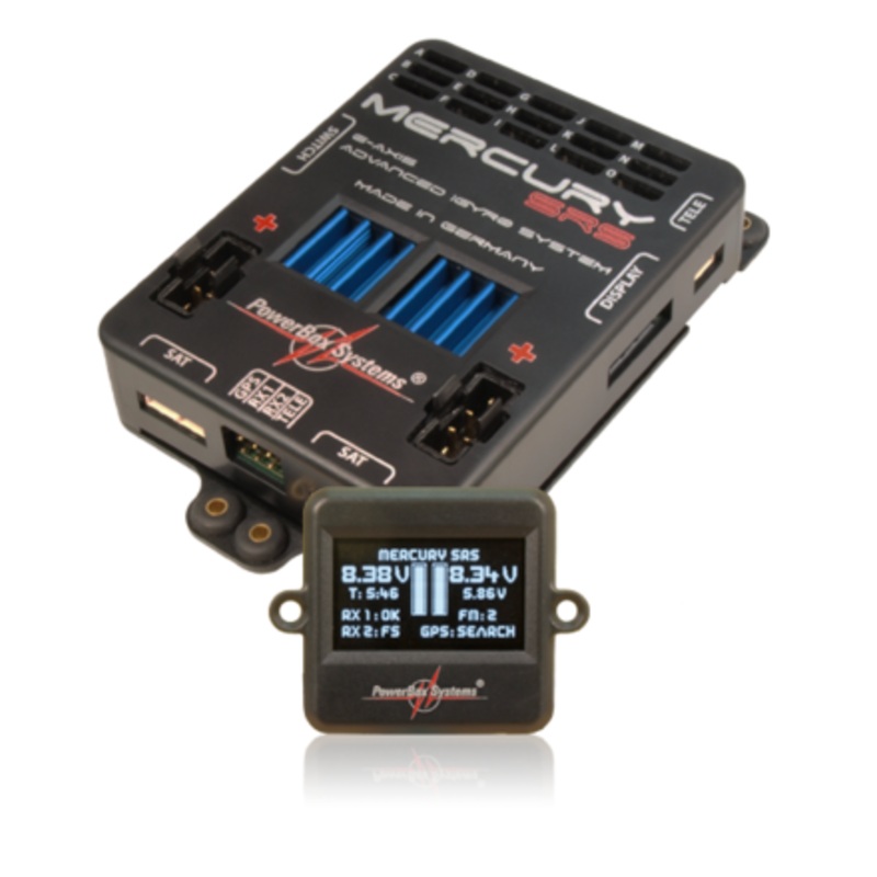 Powerbox Mercury SRS & iGyro with GPS III Automatic Gain Adjustment 4110 Replaced by Mercury SR2 4130