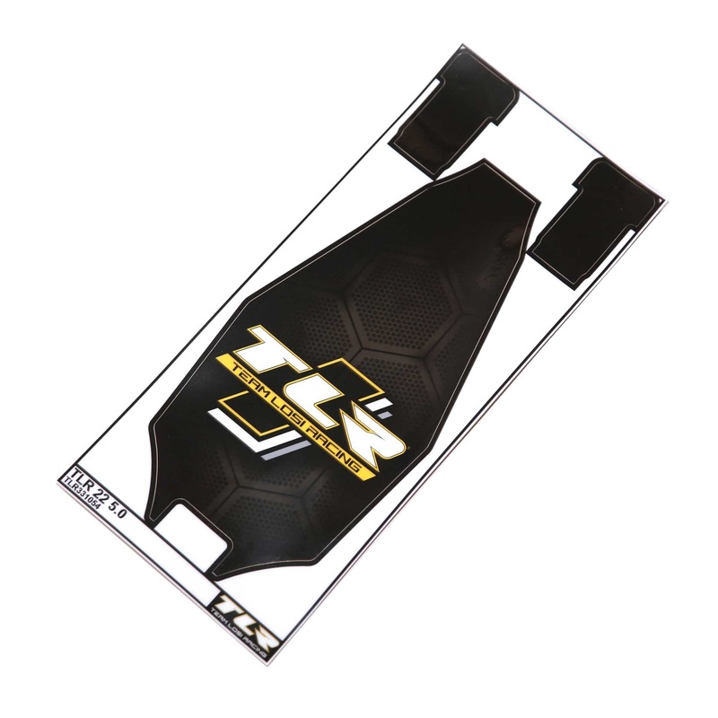 TLR 22 5.0 Chassis Protective Tape Printed Precut TLR331054