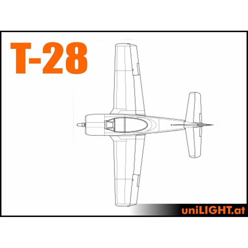 Bundle North American T-28, 1:4.5, ~2.75m Wingspan Professional Set BND-T28-45-P