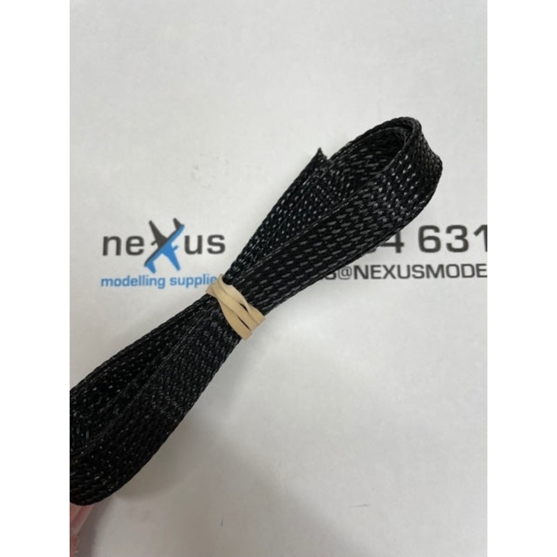 Expanding Sleeve 10mm Wide 7 to 19mm for servo wire protection 1m