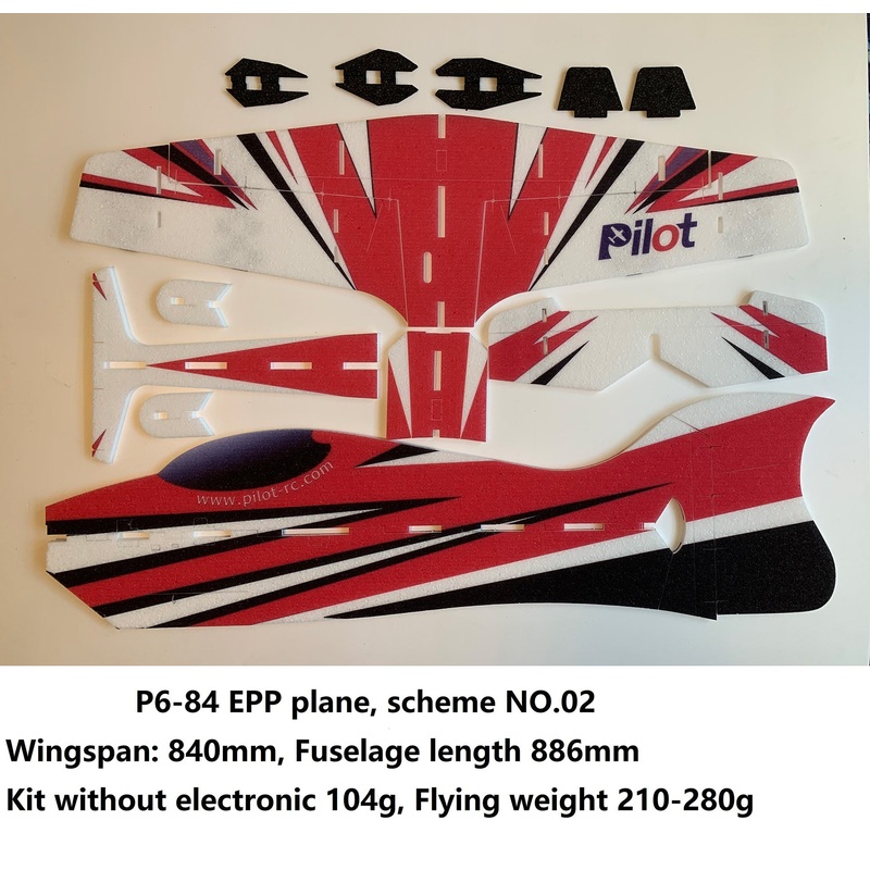 Pilot RC P-6 840 Epp Plane (Pnp) (02) PIL674