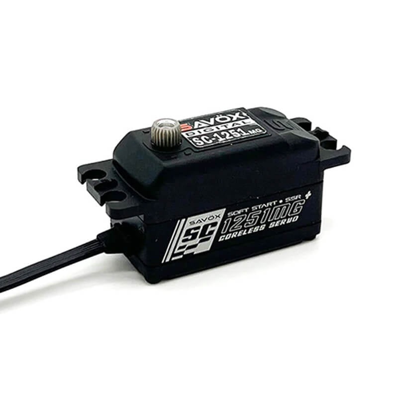 Savox SC-1251MGB+ Digi Low Profile Servo 9.0kg@6v Black Edition