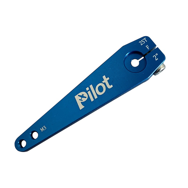 Pilot Futaba Single Aluminium Servo Arm 2in (25T – Futaba/Savox) PIL325