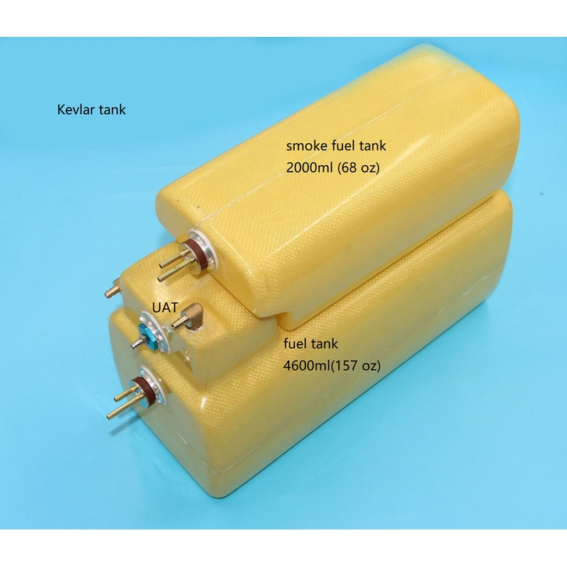 Pilot-RC 2 in 1 Kevlar Jet Fuel Tank 4600cc + UAT 240 PIL535