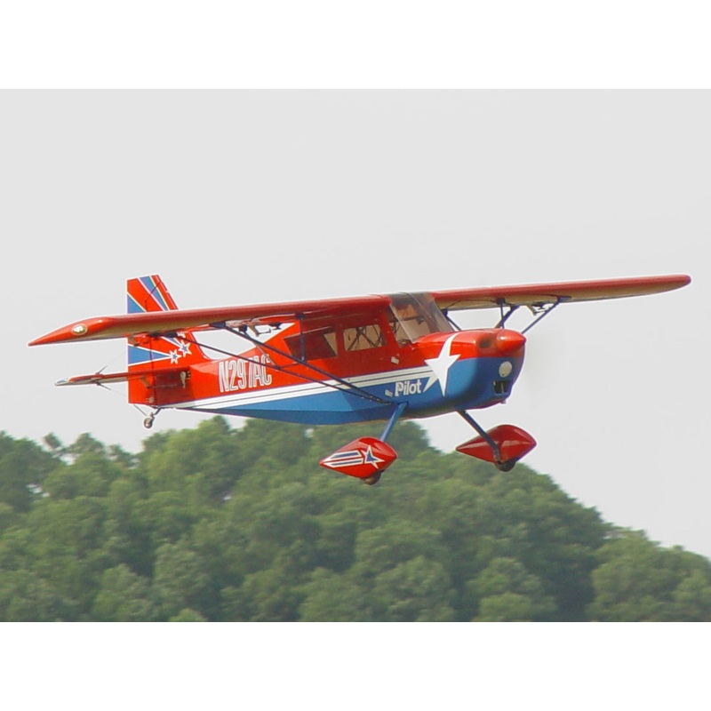 Pilot-RC Decathlon 107in (2.7m) (Black/Red/White) PIL003