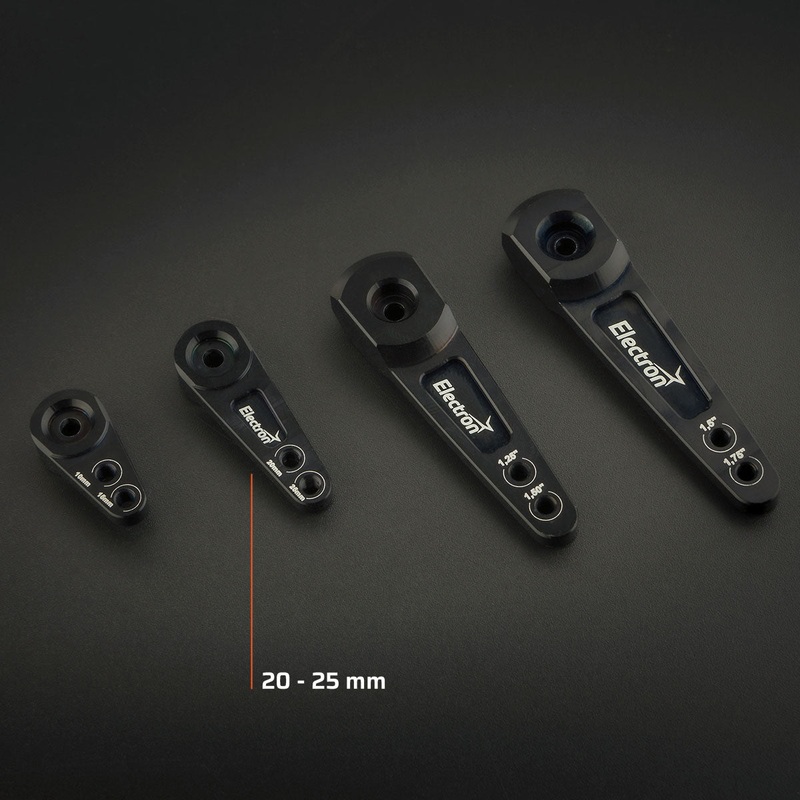 Electron Servo Arm 20/25mm 25T – Black