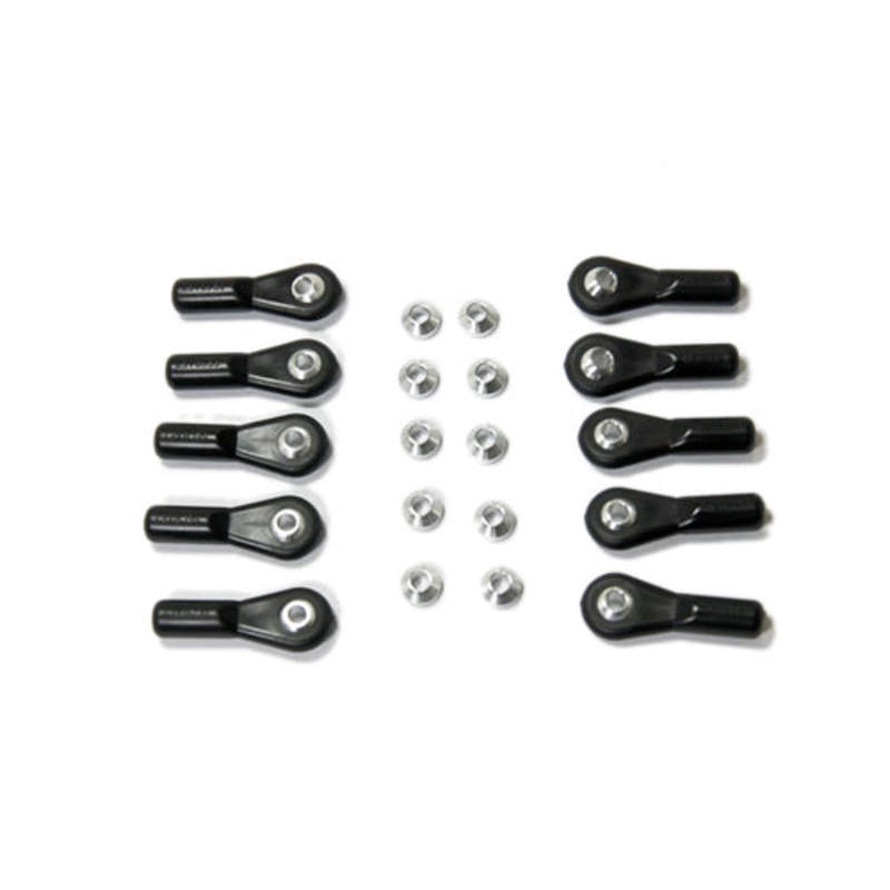 Secraft AL Ball Links V1 #4-40 (10) (Brass) – No Nut/Bolt SEC336