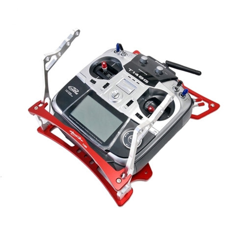 Secraft Aluminium TX-Tray V1 for Futaba T14SG (Red) SEC217