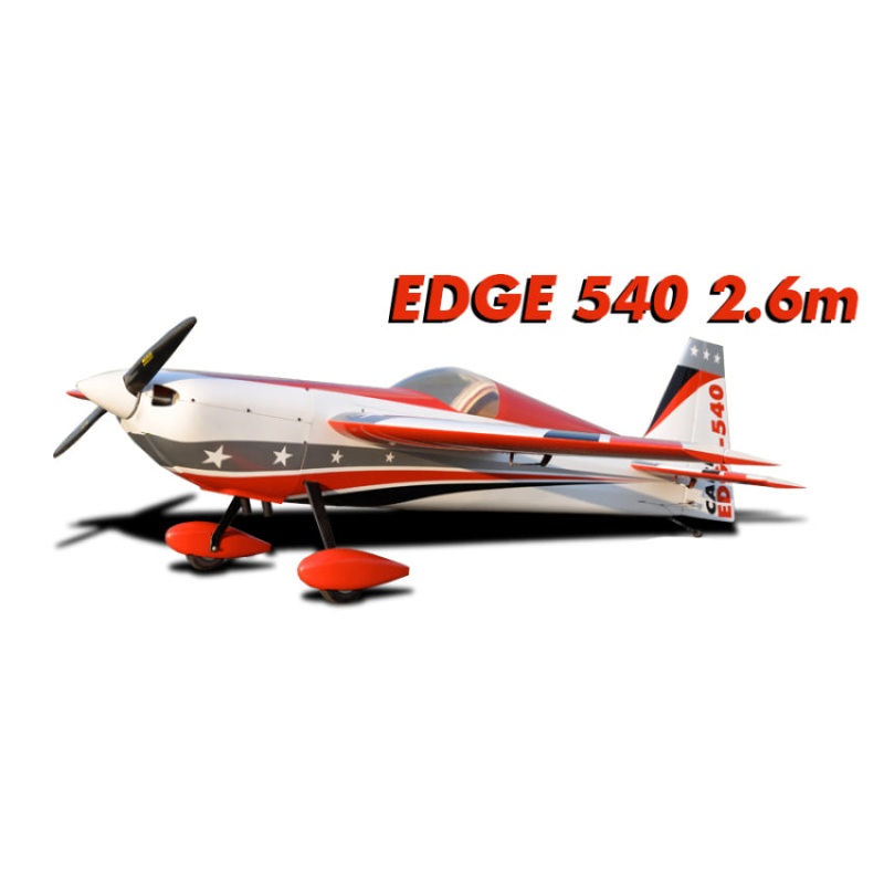 CARF Edge 540 2.6m 35% 240000|Edge 540 2.6m (Airshow Scheme White Red)|Edge 540 2.6m (All White)|Edge540 2.6m (ZigZag scheme red black)