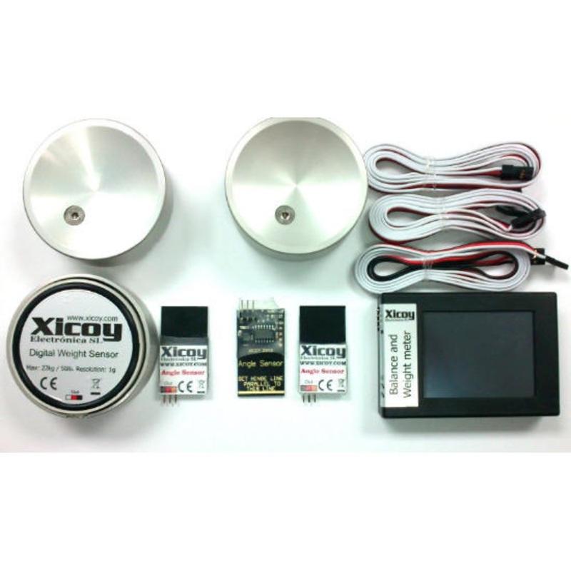 COG Center of Gravity Digital weight and Balance Meter & Angle Meter Kit from Xicoy Version 2 CGPRO100ANG