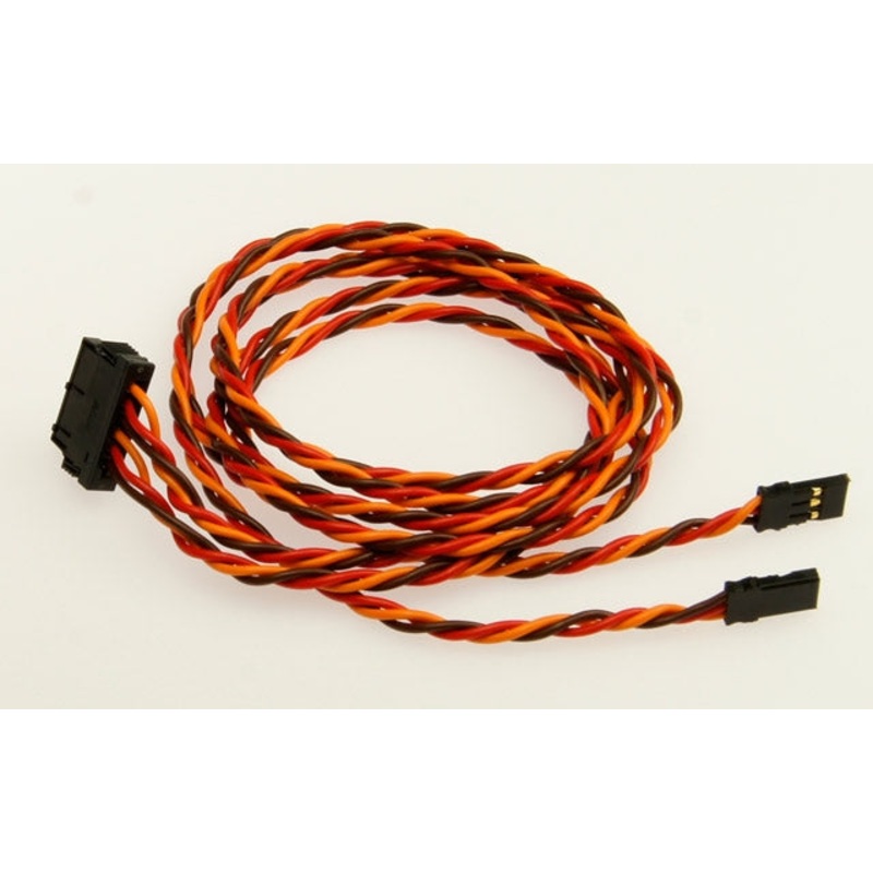 EMCOTEC Wing Connector Fuselage Cable with JR Sockets, 40cm (15.75in) EWC6 A85097