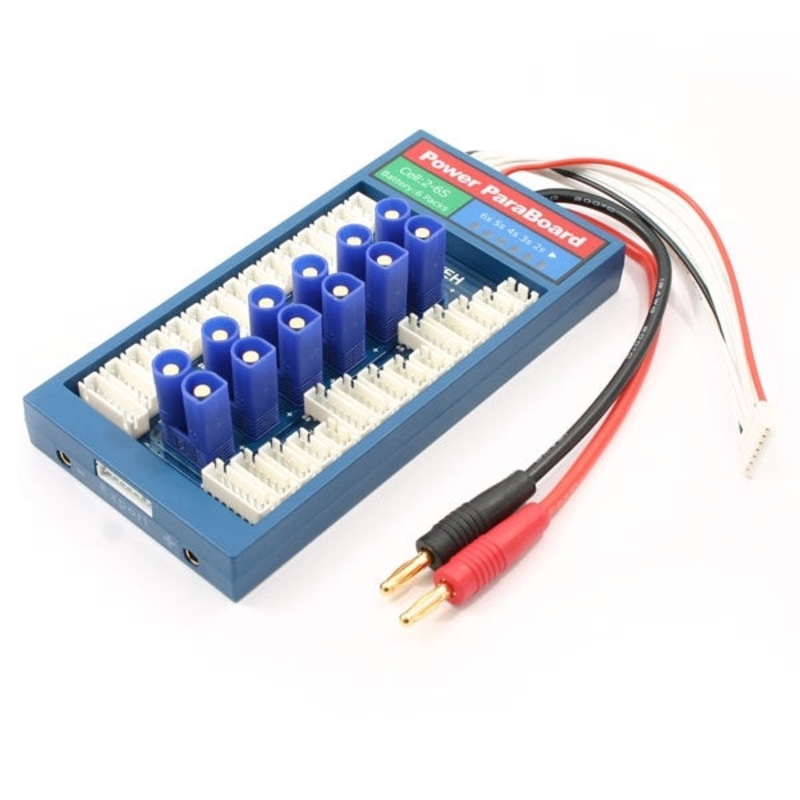 Etronix Power Paraboard 6PK W/EC5 Connector & XH Balance ET0291-PB6