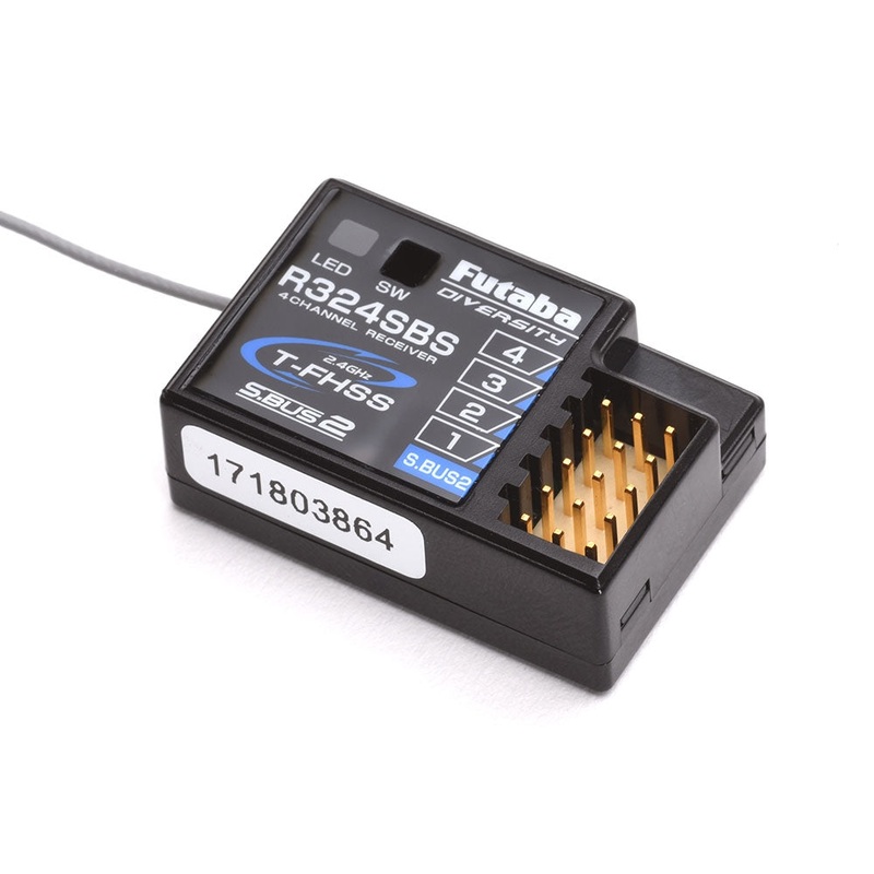 Futaba R324SBS 4-Channel T-FHSS Receiver – S-Bus, HV & Diversity 2.4GHz P-R324SBS