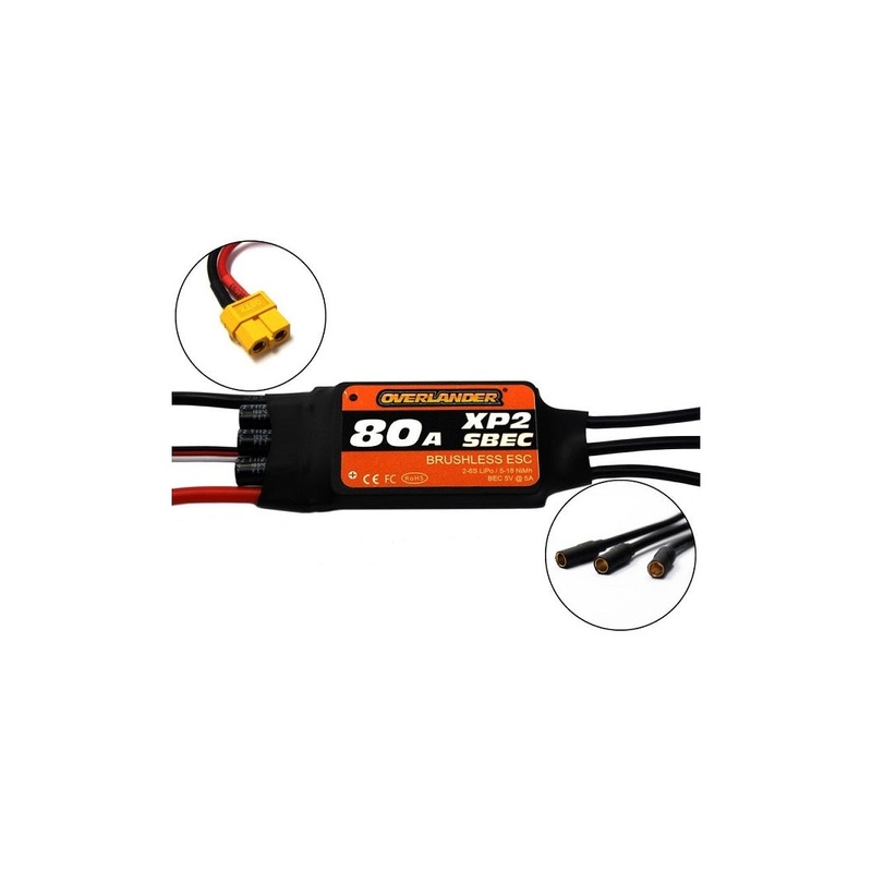 Overlander XP2 80A SBEC Brushless RTF (With XT60) Speed Controller ESC 2773