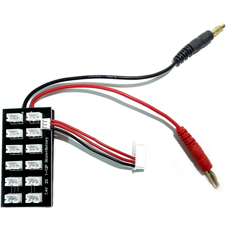 Quantum RC 7.4V JST-PH2.0 3-Pin 2S LiPo Battery Parallel Charge Board