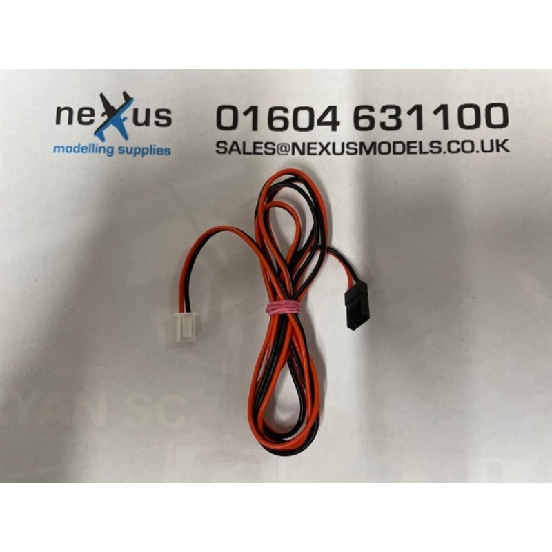 Wiring Loom for Electron Retract Units with White Plug to Servo Plug