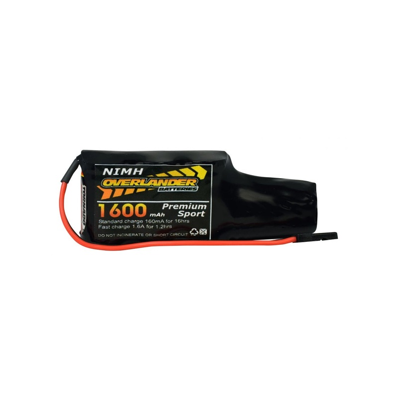 Overlander Nimh Battery Pack 2/3 AF 1600mah 4.8v Receiver Config (4+1) Premium Sport 3297