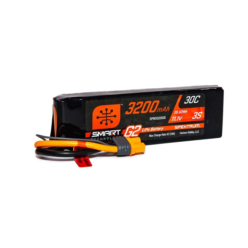 Spektrum 3200mAh 3S 11.1V SMART G2 30C IC3 SPMX323S30