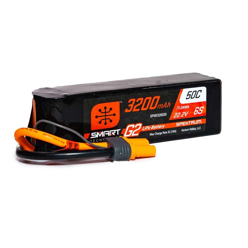 Spektrum 3200mAh 6S 22.2V SMART G2 50C IC5 SPMX326S50