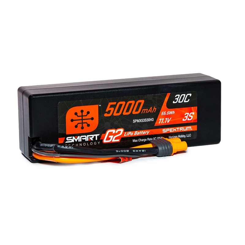 Spektrum 5000mAh 3S 11.1V SMART G2 30C IC3 SPMX53S30H3