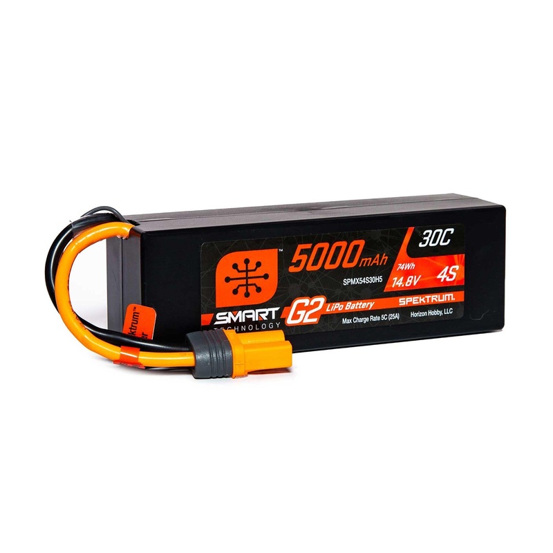 Spektrum 5000mAh 4S 14.8V SMART G2 30C IC5 SPMX54S30H5