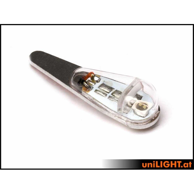 UniLight 7mm Pro Navigation Light, 1.5Wx2, Flat – Red PRO7X-015×2-RT