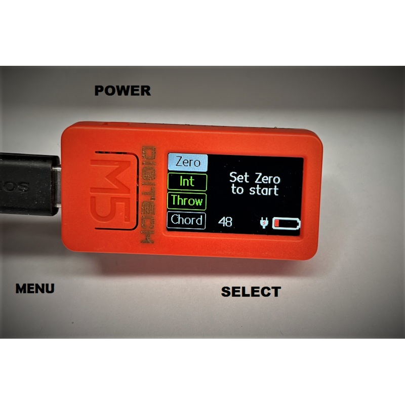 AT Wizard Gen 5 (M5) Angle & Throw Meter Bluetooth Smart Phone / Tablet Version with Screen from Digitech